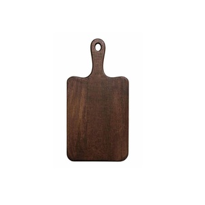 Planche à découper rustique en bois d'olivier de qualité supérieure, faite à la main, naturelle, pour la cuisine, avec poignée - Product Image 4