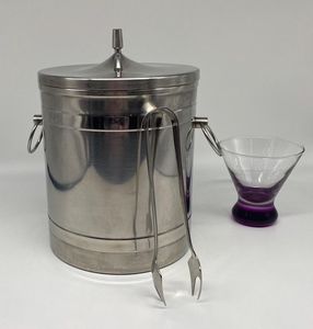 Home <b>Bar</b> Supplies Leakproof Metal Ice Bucket With Wooden Lid Easy <b>Portable</b> Beverage Beer Wine Cooler New Ice bucket For Camping - Product Image 4