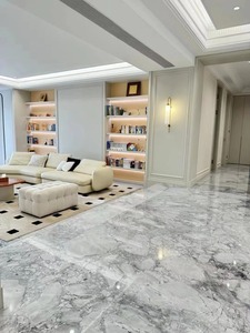 MiyaStone - Losa Grande de Cuarzo Gris Calacatta Impresa en 3D para Proyectos de Hoteles y Villas de Alta Gama - Product Image 3