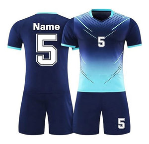 Uniforme Deportivo Personalizado para Equipos, Transpirable, de Secado Rápido, Conjunto de Camiseta de Fútbol para Adultos, 100% Poliéster Malla, para Clubes de Fútbol - Product Image 4