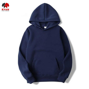 เสื้อฮู้ดดี้ผู้ชายแบบสวมหัว ปักโลโก้ได้ตามต้องการ ผ้าฝ้ายฟลีซ 100% ระบายอากาศได้ดี เหมาะสำหรับฤดูหนาว ดีไซน์ ODM ลายเรียบ - Product Image 6