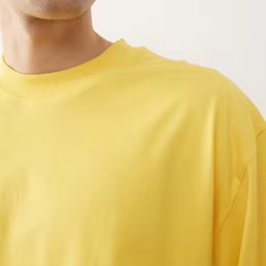 Camiseta de Algodón con Logo Personalizado, Corte Holgado, Cuello Redondo, para Hombre, Talla Grande, Venta al Por Mayor, Camiseta de Manga Corta - Product Image 5