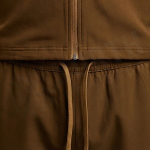 Conjunto Deportivo para Hombre, Sudadera con Capucha y Pantalones, Color Marrón, Cierre Completo, Secado Rápido, Poliéster, Ropa de Otoño - Product Image 5