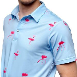 Polo Deportivo de Golf de Alta Calidad, Ecológico, Ligero, con Estampado por Sublimación, Logotipo Personalizado, Secado Rápido, Transpirable, Talla Grande - Product Image 3