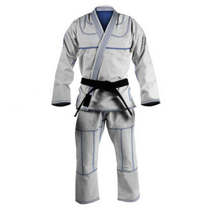 BJJ Uniform 100% Cotton Pearl Weave Lightweight Durable Quick Dry Judo Jacket Pants Reinforced Stitching Training - Product Image 2