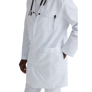Bata de laboratorio médica desechable para hombre, uniforme de hospital, bata de doctor con bolsillos, bata de laboratorio personalizada para trabajadores de la salud y enfermeras - Product Image 3