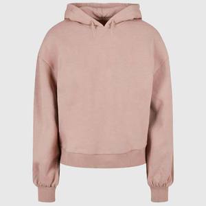 Sweat-shirt à capuche oversize pour femme, couleur unie, 100% coton, tricoté, manches longues, coupe classique, vêtements décontractés, style automne - Product Image 5