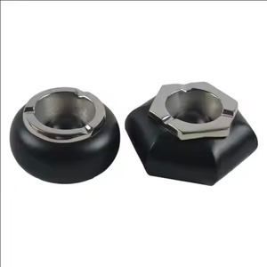 Cigarette Ash Use Double <b>Sided</b> <b>Silver</b> Plated Ashtray Holder Hotel <b>Table</b> Decor Smoking Tray Container - Product Image 5