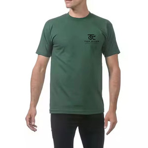 T-shirts de sport pour hommes en Spandex/Polyester respirants et écologiques à faible MOQ, séchage rapide, confortables, service OEM personnalisé pour la vente en ligne - Product Image 4
