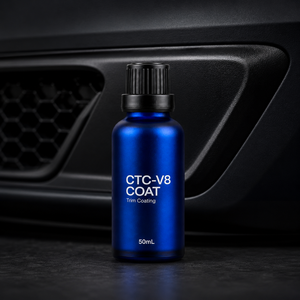 CTC-V8 Polysiloxane <b>Plastic</b> Restorer Ceramic Coating 50ml with 20000 Scrub Cycle & +170% Gloss for Exterior Trim Protection - Product Image 5