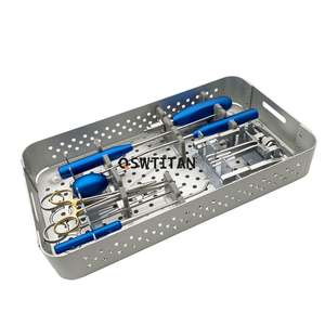 Kit de Herramientas de Reparación de Ligamentos del Tendón de Aquiles y Cuádriceps Percutáneo de Acero Inoxidable, Instrumento Quirúrgico Ortopédico de Dentavex - Product Image 5