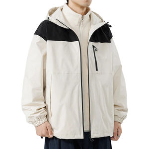 Veste de chasse imperméable et coupe-vent pour homme, col montant, personnalisable OEM, respirante, imprimée, pour l'extérieur - Product Image 4