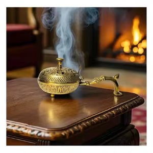 High On Demand New Style Brass Incense <b>Burner</b> Temple Worship Prayer Meditation Altar Church Decorative Incense <b>Burner</b> - Product Image 5