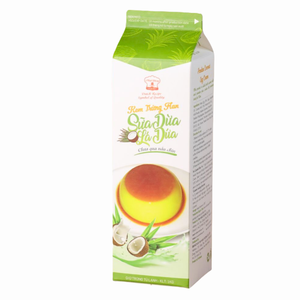 Crème non laitière Fancy Foods, vente en gros directe du fabricant, crème d'œuf de coco Pandan, crème d'œuf non cuite 1KG HALAL OEM/ODM Boulangerie - Product Image 1