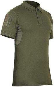 เสื้อโปโลผู้ชายสุดเทรนดี้ ผ้าถักลายพราง มีกระเป๋า ป้องกันรอยยับ เสื้อฤดูร้อน - Product Image 3