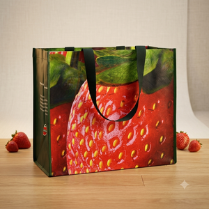 Sac de courses tissé en polypropylène extra large et robuste à motif de dessin animé, impression couleur intégrale, grand sac de déménagement pour vêtements, OEM Vietnam - Product Image 1