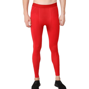 <b>For</b> Wholesale Solid Red Color Good Supplier Elastic Waist Full Length New Trendy Premium Quality Comfortable <b>Compression</b> Legging - Product Image 1