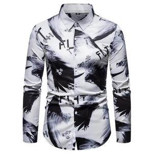 Chemise décontractée slim fit pour homme, chemise en lin respirant à manches longues pour homme, chemise classique à manches longues pour homme, chemise contemporaine pour homme - Product Image 1