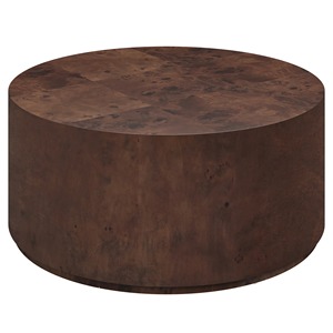 Modern <b>Round</b> Wood Coffee <b>Table</b> Handmade Contemporary Design Living Room Furniture - Product Image 5