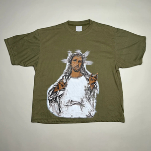 เสื้อยืดครอปและกางเกงขาสั้นลายปักสไตล์วินเทจ Glory Custom Distressed Embroidery Sun Fade Streetwear ชุดเซ็ตผ้าฝ้ายพิมพ์ลายกราฟิกสำหรับฤดูร้อน เหมาะสำหรับทุกเพศ - Product Image 2