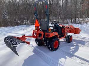 Factory Price 3Year Warranty kubota bx2370 tractor for Red Farm Tractor-Gear Drive Motor Pump Gearbox Included High Productivity - Product Image 6