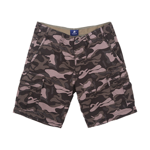 Cargo Solid Front Knee Length 100% Cotton Anti-Wrinkle Elastic Waist Breathable Casual Outdoor Summer Men Shorts - Product Image 5