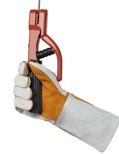 Gants de sécurité en cuir pour soudage, résistants aux hautes températures, en cuir de vachette - Product Image 4