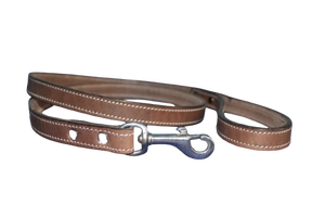 Aristocrat Luxury Dog Leash Handmade Bridle Leather Pet Walking <b>Lead</b> from Divine International - Product Image 2