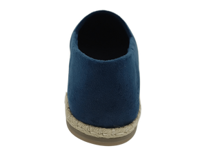 Mocassins en toile bleu marine à bout carré, légers, respirants, avec semelle intermédiaire en EVA, style espadrille, pour toutes les saisons - Product Image 3
