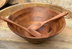 Bol en bois naturel de la meilleure qualité pour les salades bol de vaisselle de service disponible au prix de gros - Product Image 2
