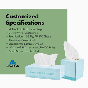 Wholesale Recycled <b>Paper</b> Facial <b>Tissue</b> <b>Paper</b> 3 Ply 100 Pulls Soft Pack Soft <b>Tissue</b> Supplier - Product Image 4