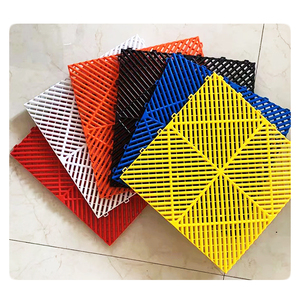 Modern Design Garage Flooring Tiles PP Car Wash Floor <b>Mat</b> Anti-Slip Interlocking Parking Lot Tiles Graphic Design Available - Product Image 1