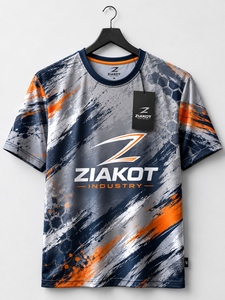 Camiseta Deportiva 3D Negra y Dorada con Diseño Personalizado de Graffiti para Hombre, Nueva Colección ZIAKOT - Product Image 6