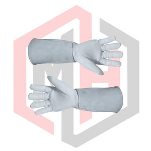 ถุงมือเชื่อมทนความร้อนโพลีเอสเตอร์/ไนไตรล์ หนา 11 ออนซ์  ใส่สบาย สำหรับงานเชื่อม TIG MIG  ป้องกันการลื่น ป้องกันการบาด - Product Image 6