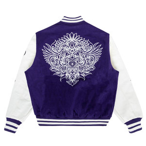 2026 <b>High</b> Quality Custom Men's Stand Collar Varsity Jacket Front Logo Best Design for Street Wear Winter <b>High</b> Quality - Product Image 4