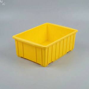 OEM Custom Eco-Friendly PP Plastic Solid <b>Box</b> <b>Stackable</b> <b>Storage</b> Crate Factory Container - Product Image 2