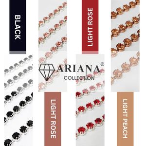 Cadena de Cristal Multicolor con Pedrería en Rollo para la Creación de Joyas, Manualidades, Decoración de Prendas, Adornos Nupciales y Moda - Product Image 5