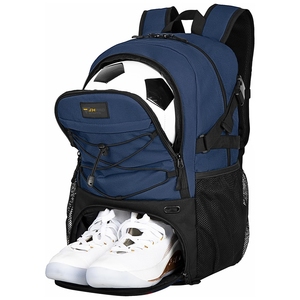 Custom Logo Soccer Backpack <b>for</b> <b>Men</b> Basketball <b>Bag</b> with Ball Space Separate Shoe Space <b>for</b> Basketball Soccer Volleyball Training - Product Image 1