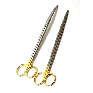 Ciseaux laparoscopiques à 4 pointes aiguisées, manuels, en acier inoxydable, certifiés CE, réutilisables, ensemble d'instruments de haute qualité - Product Image 2