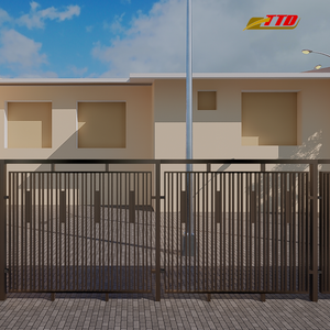 Clôture en fer forgé de haute qualité, traitée thermiquement, finition peinture poudrée, écologique, pour jardins, maisons, aménagements paysagers et projets architecturaux - Product Image 1