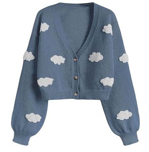 Suéter Oversize de Moda Urbana para Mujer, Estilo Callejero, Tejido de Punto, Holgado, Duradero, Prenda Femenina - Product Image 1