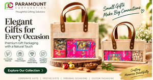 Custom Jute <b>Gift</b> <b>Bag</b> with PVC Window | Eco Friendly Reusable Shopping Packaging <b>Bag</b> for <b>Gifts</b>, Hampers, Retail & Event Wholesale - Product Image 3