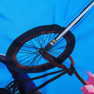 Maillot de cyclisme moderne à fermeture éclair en polyester respirant pour activités sportives, séances d'entraînement et usage quotidien - Product Image 6