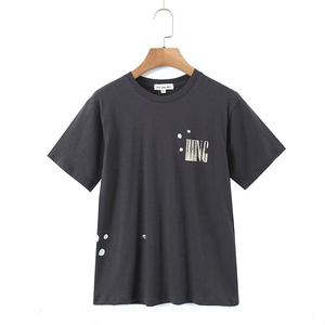 Réseau d'approvisionnement mondial proposant des t-shirts en coton de qualité supérieure pour femmes, produits efficacement par une usine OEM experte - Product Image 1