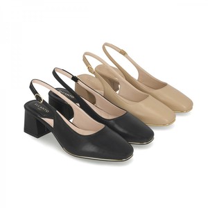 ELCANTO Escarpins basiques en cuir véritable pour femme 5 cm ELCANW569 - Product Image 1