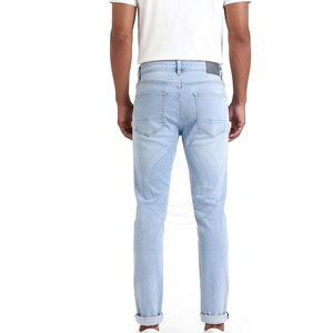 Premium <b>Men</b> Jeans <b>Pants</b> Lightweight 100% Cotton Comfortable <b>Stretch</b> for Casual Daily Wear and Street Style - Product Image 2