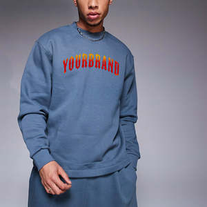 Suéter Unisex de Cuello Redondo, 100% Algodón, 300gsm, Tallas Grandes, Sudadera Térmica Premium - Product Image 1