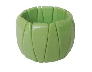 Pulsera de Cuentas de Resina de Color Verde de Alta Calidad, Fabricada por Exportador de la India, Precio para Brazaletes de Cuentas - Product Image 1