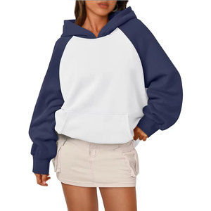 Hoodie oversize simple pour femme, style uni, doux au toucher, pour un usage quotidien - Product Image 1
