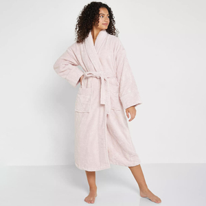 Albornoz de Baño de Toalla de Primera Calidad para Mujer, Altamente Absorbente, 100% Algodón, Diseño de Chal, Albornoces Perfectos para Mujer - Product Image 4